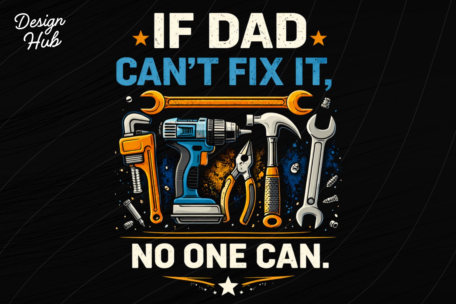 Funny Mechanic Dad Tools PNG Design